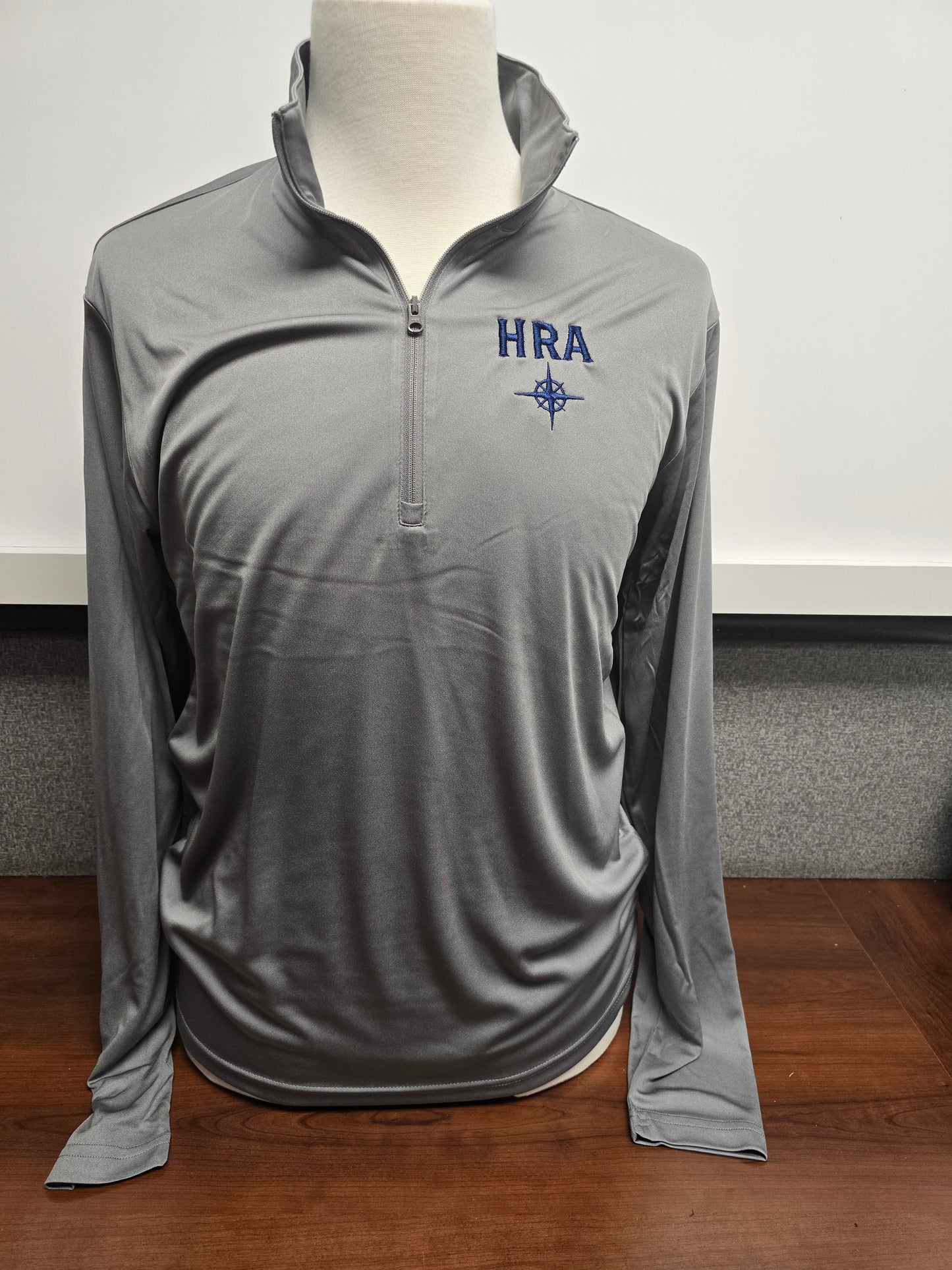 1/4 Pullover Gray Light weight HRA Compass