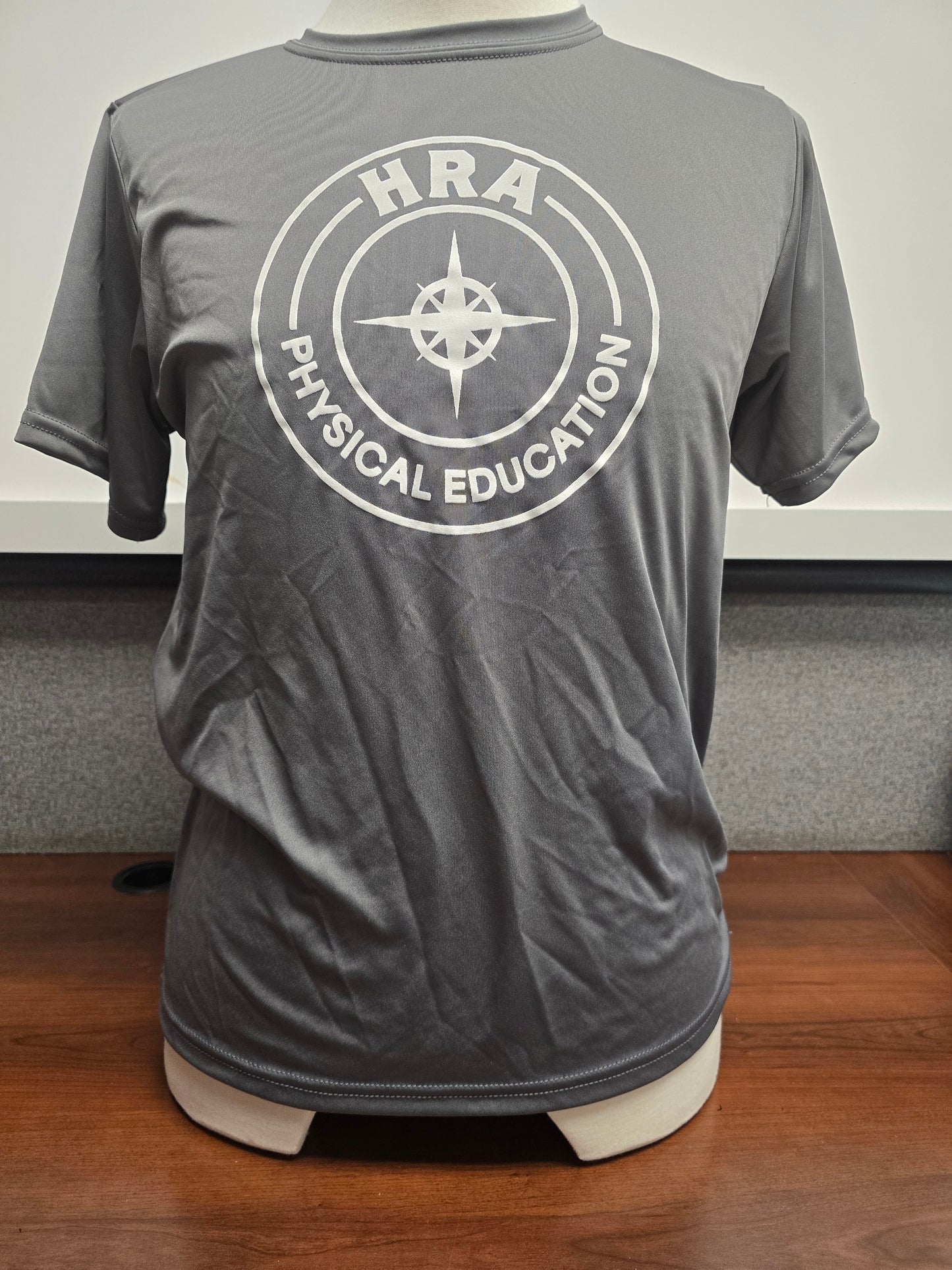T-shirt Short-sleeve Light-weight Gray - PE - Youth XL and Adult L