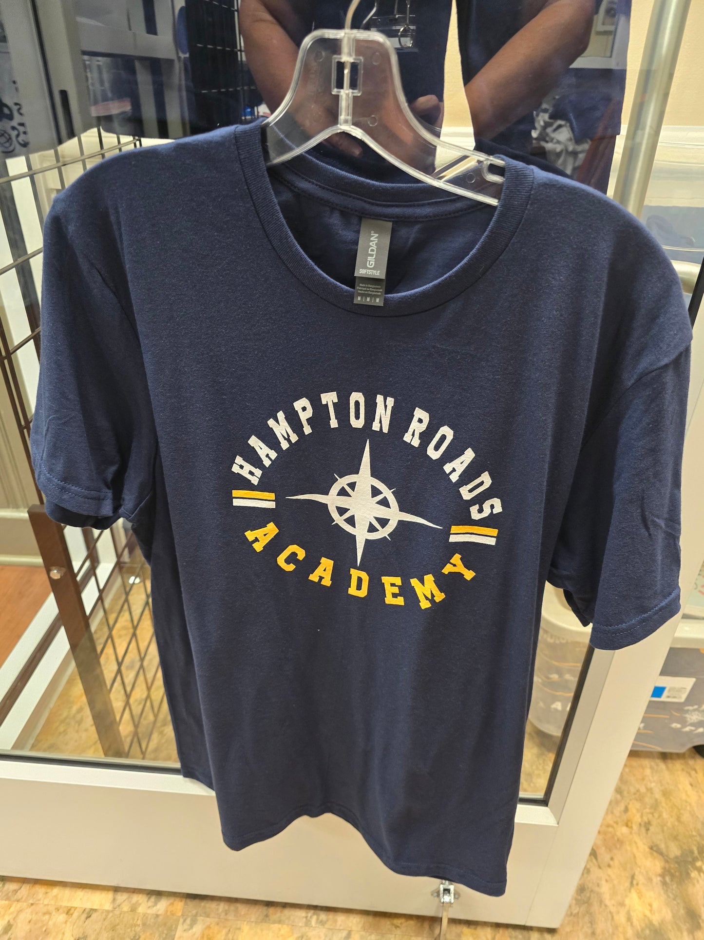 T-shirt Short-sleeve Blue Compass *