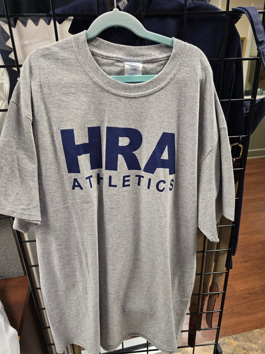 T-shirt Short-sleeve Gray HRA Athletics -  youth XL and adult L remaining