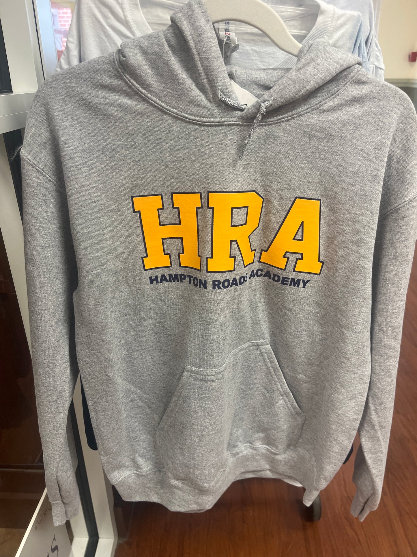 Sweatshirt Hoodie Heavyweight Gray Large HRA