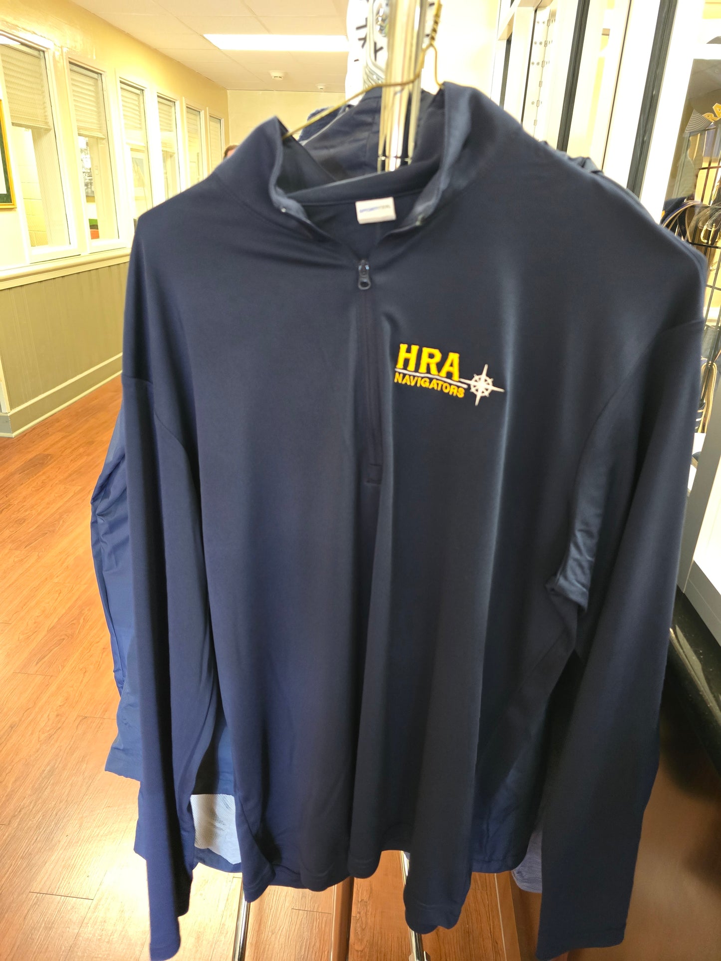 1/4 Pullover Blue Light weight HRA Compass