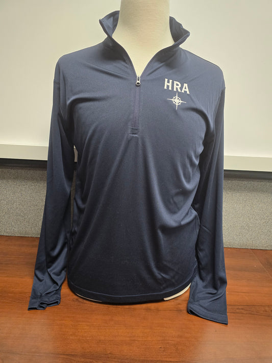 1/4 Pullover Blue Light weight HRA Compass