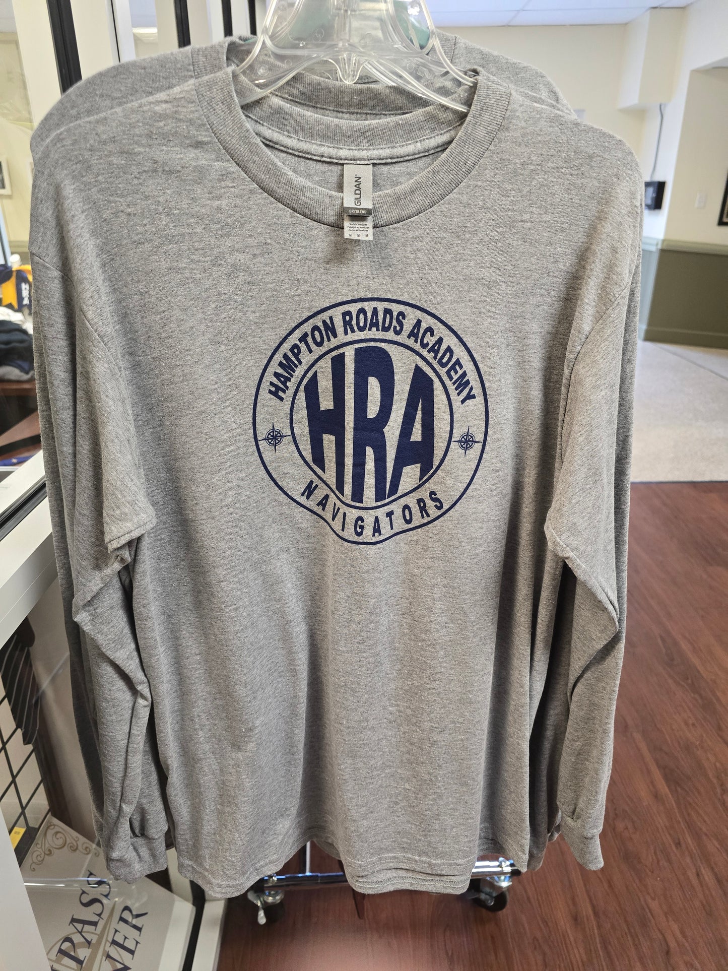 T-shirt Long-sleeve Gray Large HRA