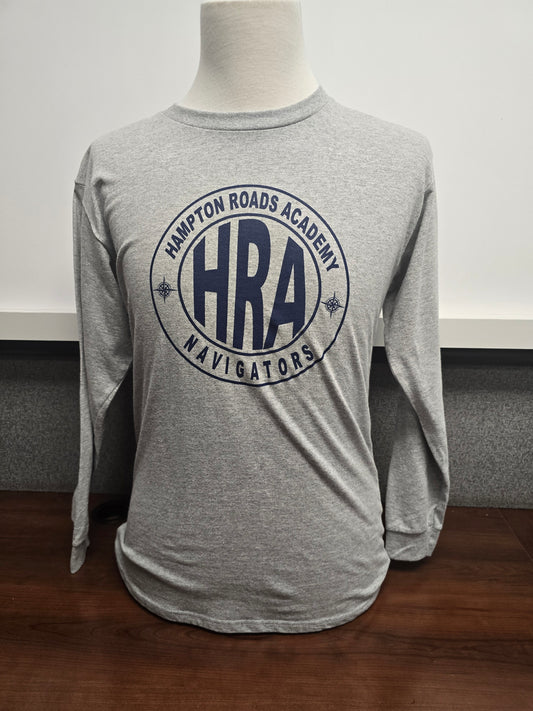 T-shirt Long-sleeve Gray Large HRA