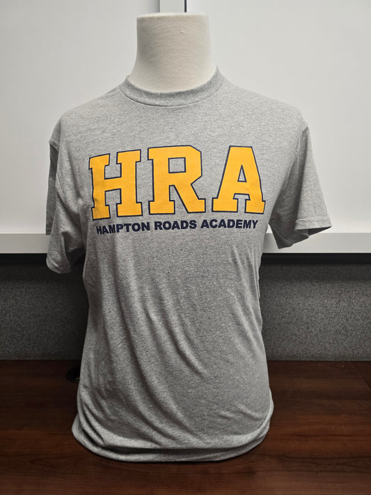 T-shirt Short-sleeve Gray Classic HRA Yellow - Only Youth Sizes