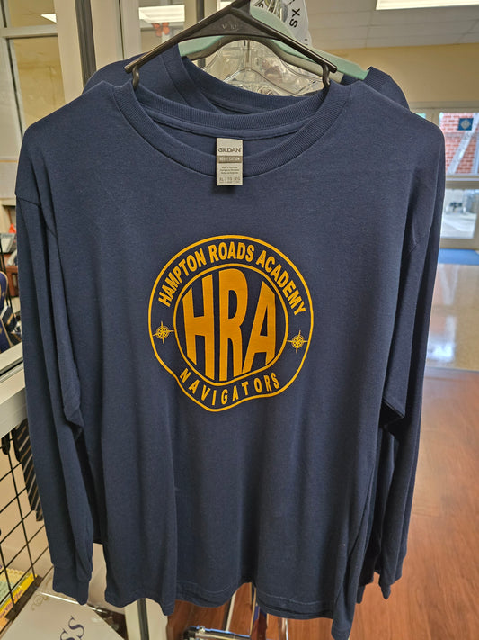 T-shirt Long-sleeve Blue Large HRA