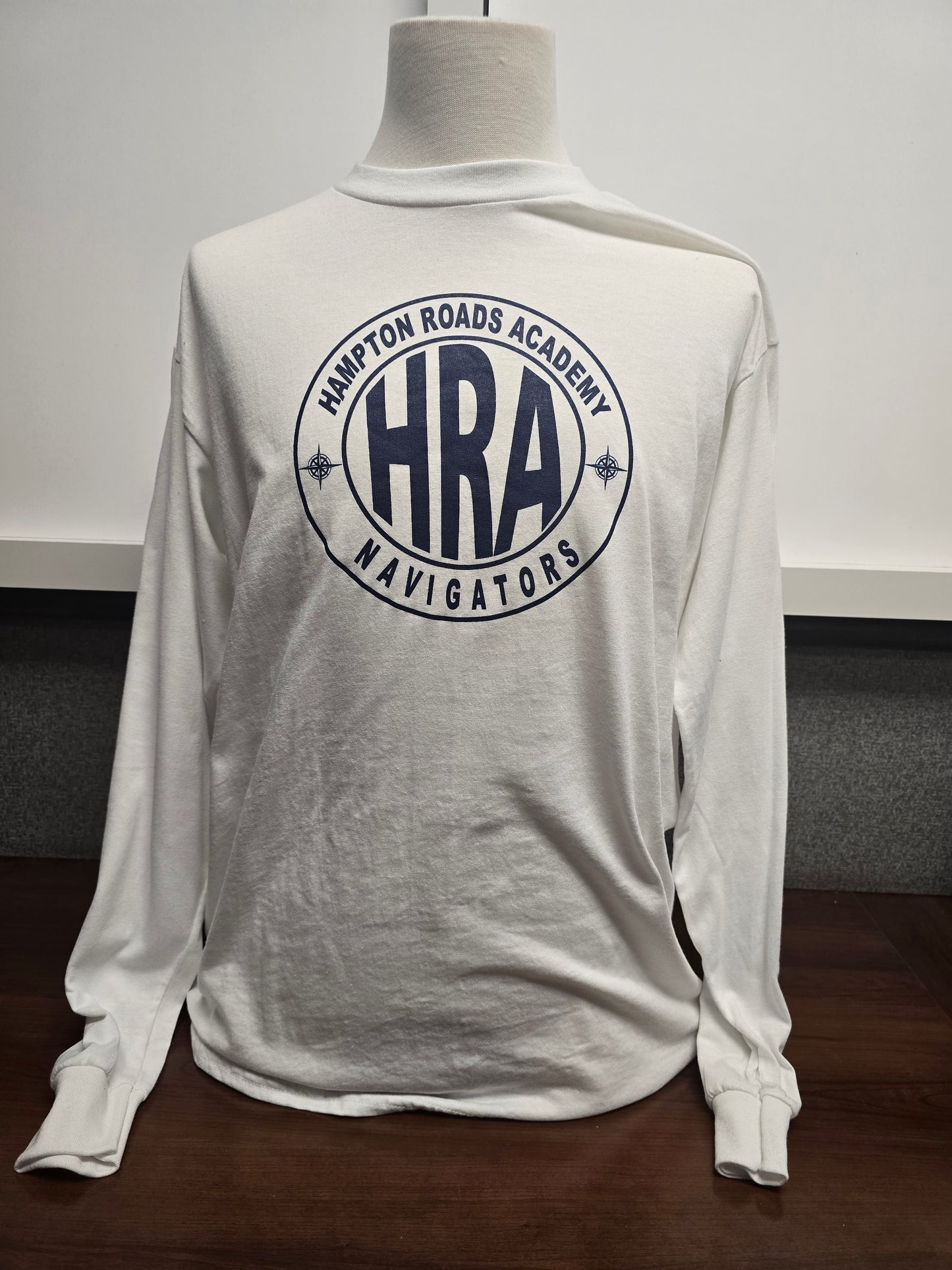 T-shirt Long-sleeve White Large HRA - Youth L and XL and Adult L and XL only
