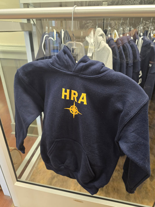 Sweatshirt Hoodie Heavyweight Blue HRA Compass