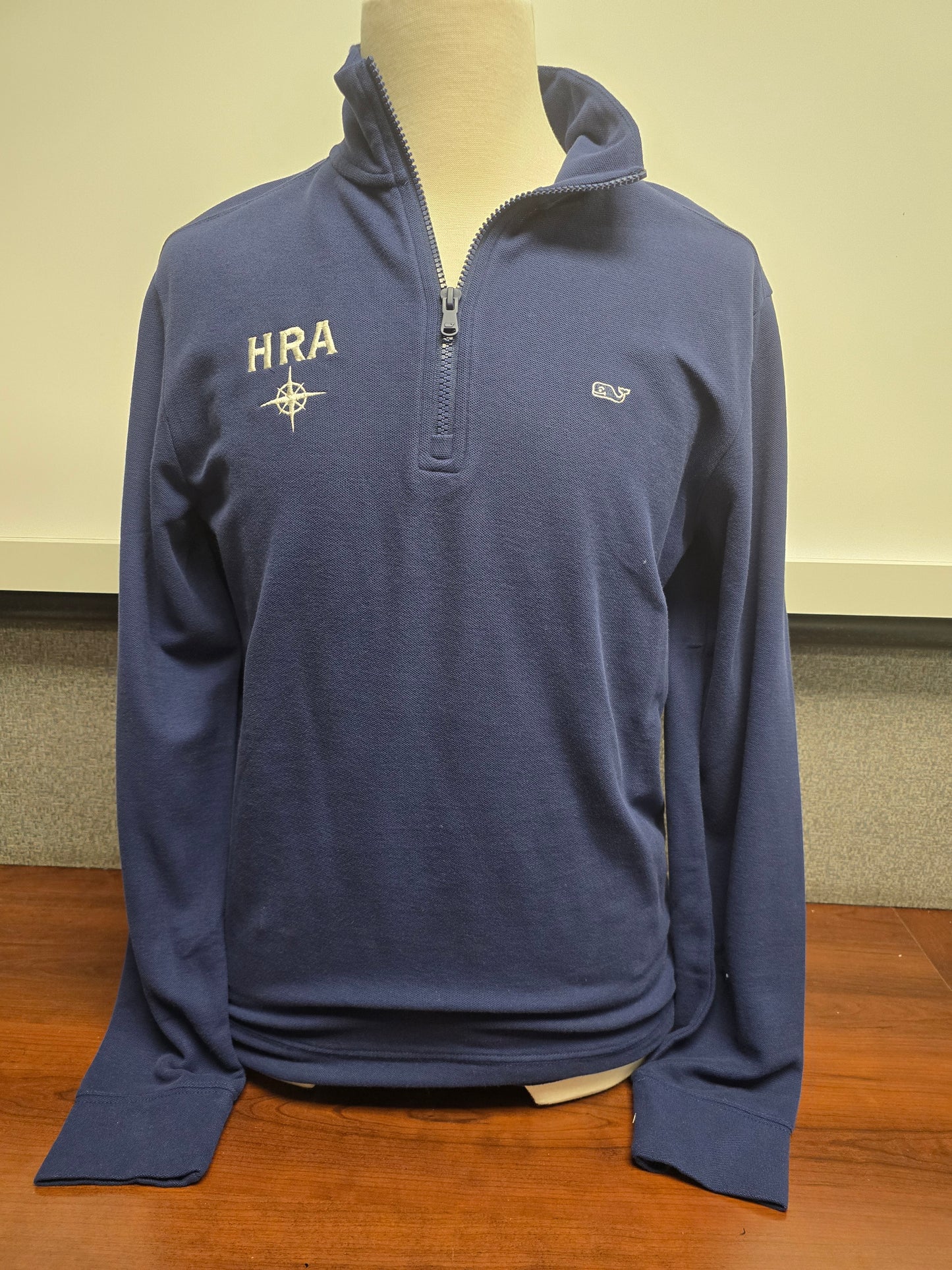 1/4 Pullover Blue Vineyard Vines with HRA Compass