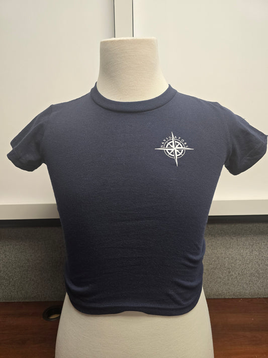 DISCOUNTED - T-shirt Short-sleeve Blue Compass - 3T, 4T and 5/6 T only