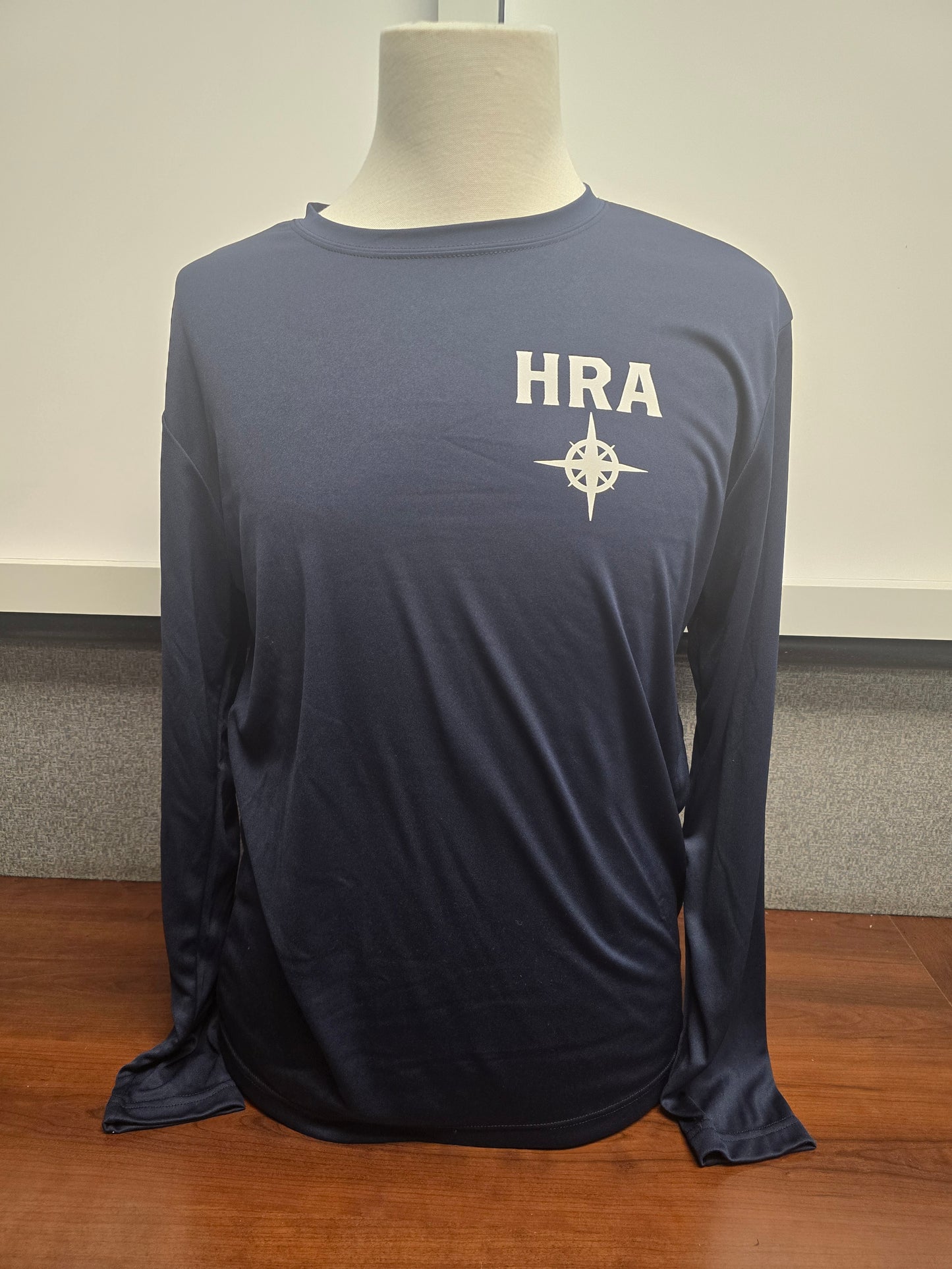 T-shirt Long-sleeve Blue Dri-Fit with compass