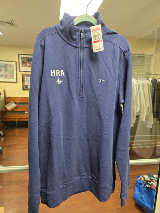 1/4 Pullover Blue Vineyard Vines with HRA Compass